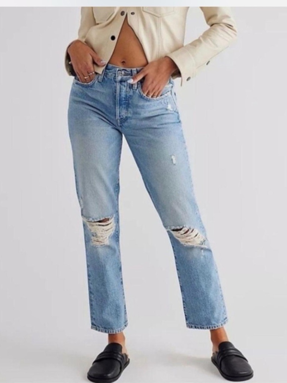 Edwin Cai Classic Straight Jeans in Slayer size 27
